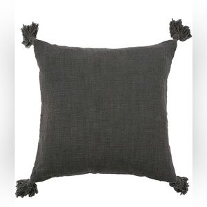 C&F Home Anna Cement Solid Throw Decor Pillow 18”x”18 In Grey